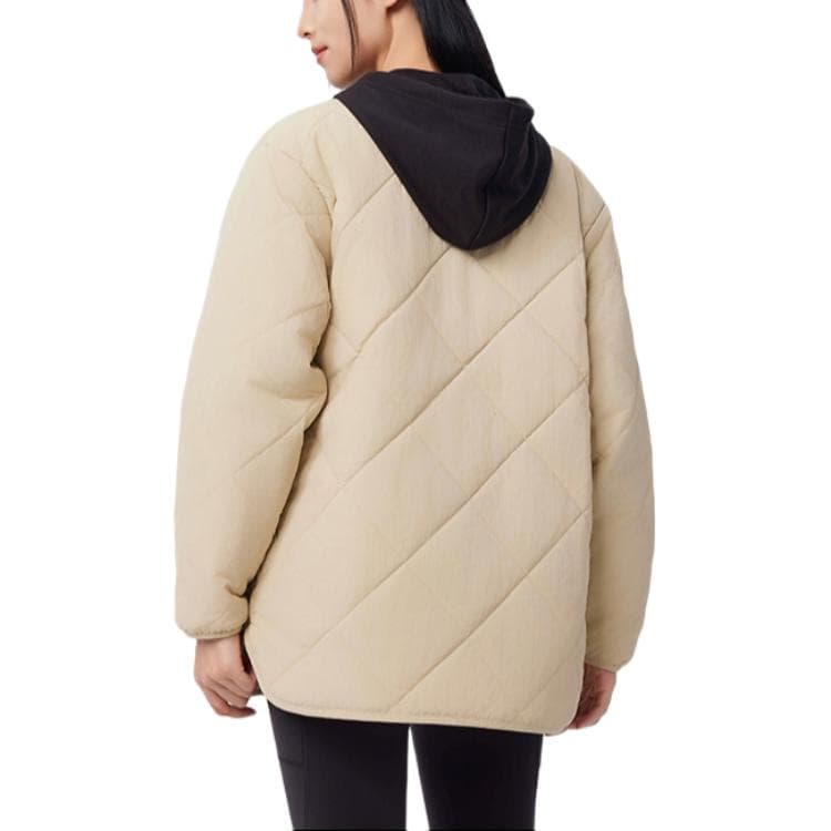 Куртка PUMA Легкий Без воротника Утеплённые куртки Пальто Женские Жареный миндаль - изображение 4