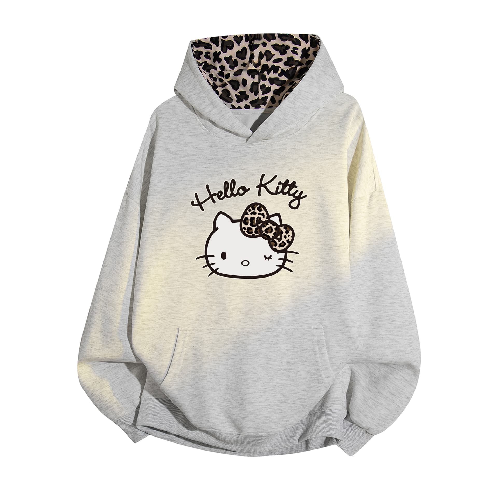 Кофта Sanrio x Hello Kitty SS25 Свитшот Унисекс Подкладка из флиса (доступна по выбору) - изображение 1