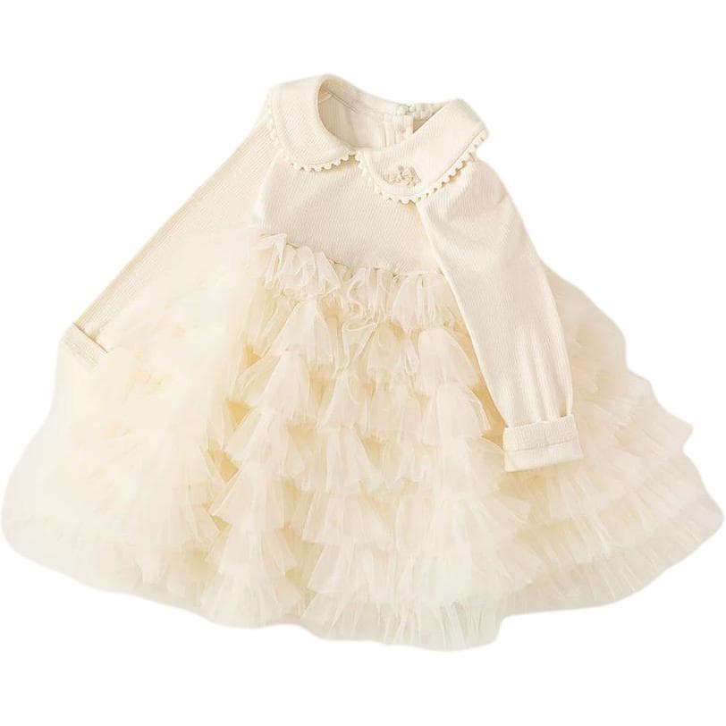 PIERRE CARDIN Ecru KIDS Платья - изображение 1