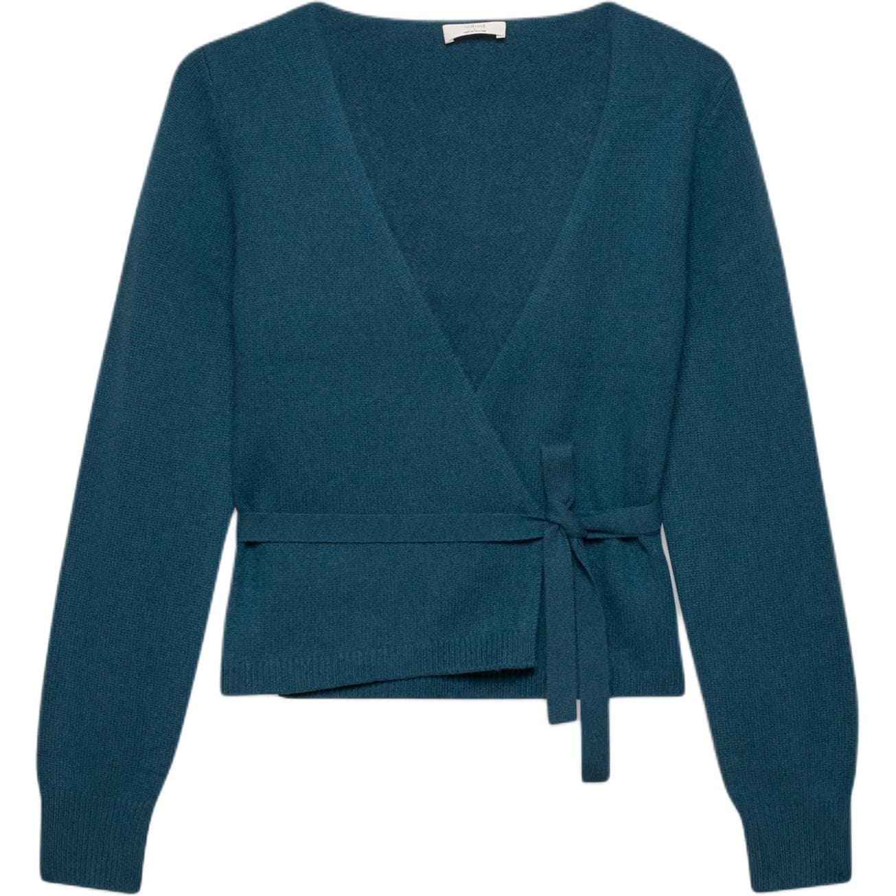Кардиган Aritzia FW25 Haywood Шерсть Плюшевый Вязаный Свитер с Круглым Рисунком для Женщин - изображение 1
