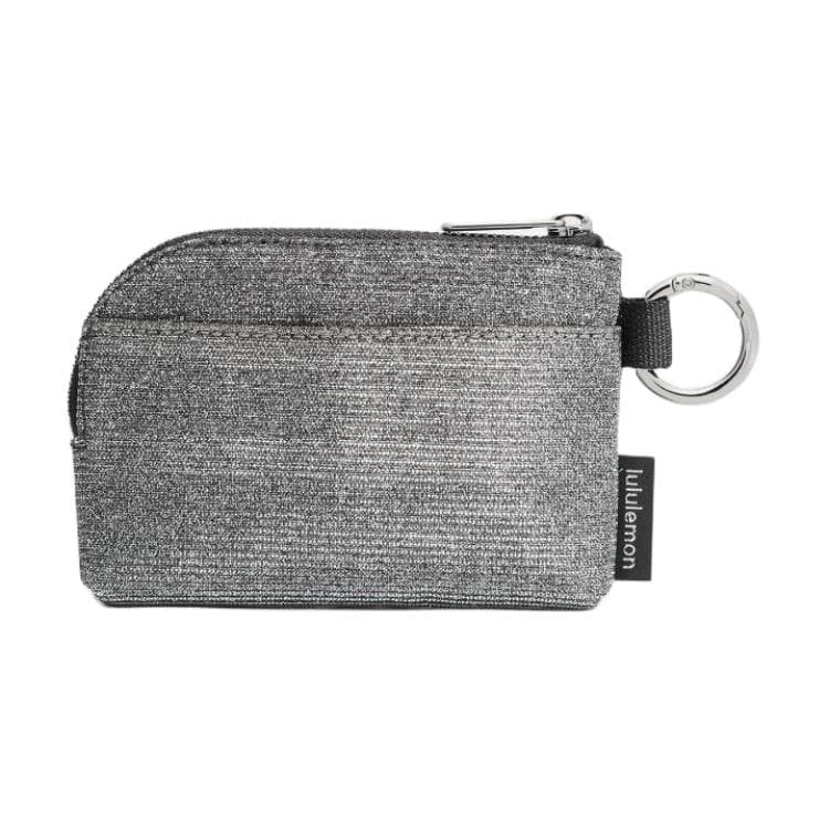 Портмоне Lululemon Clippable Полиэстер Волокно Монетница Унисекс Темно-Серебристый Графитовый Серый Серебристый - изображение 2