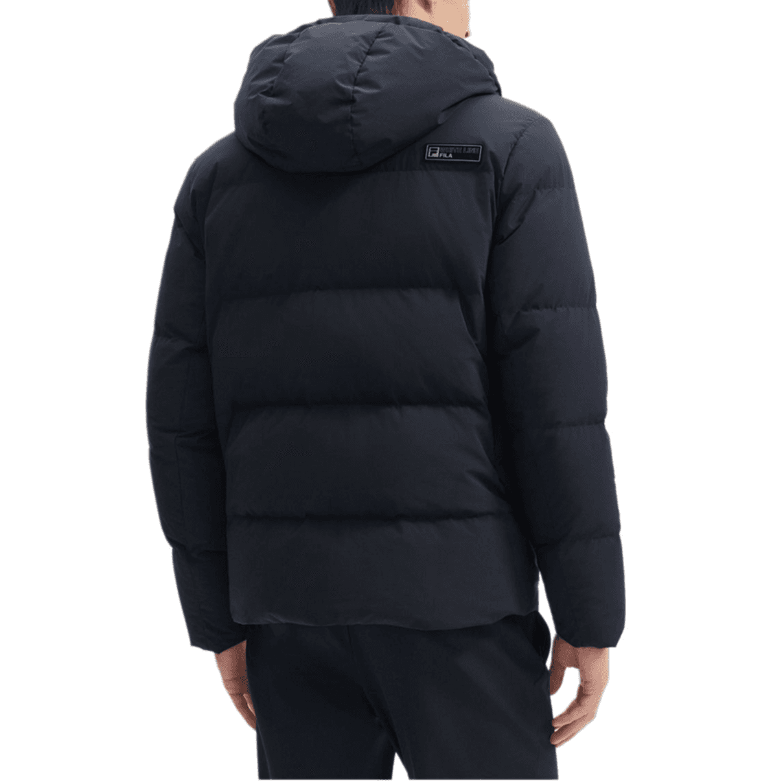 Зимняя куртка FILA Белый Пуховик Мужской Глубокий Черный - изображение 4