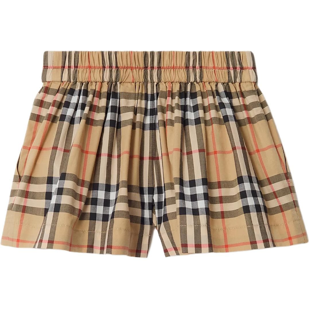 Burberry Песочно-бежевые Kids Шорты - изображение 2