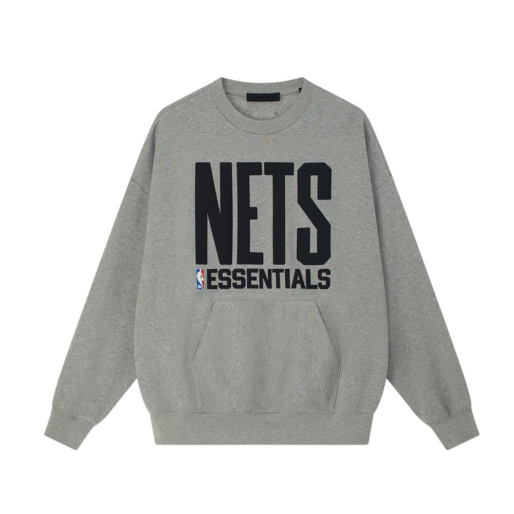 Худи Essentials NBA FW25 NETS SPORT FIT CREWNECK - изображение 1