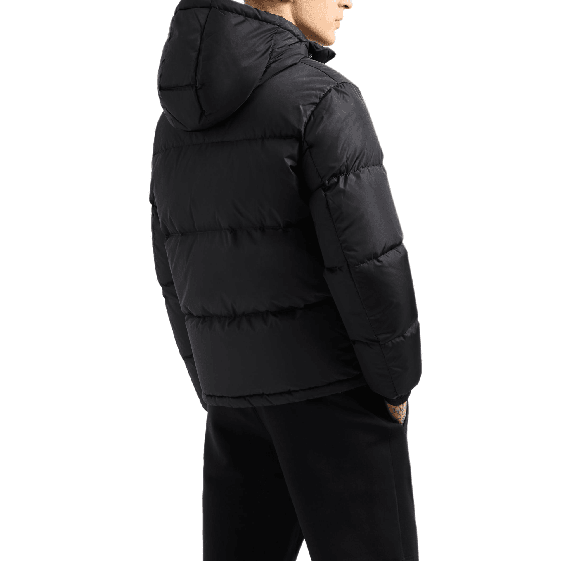 Зимняя куртка ARMANI EXCHANGE Пуховик Мужской Черный - изображение 4