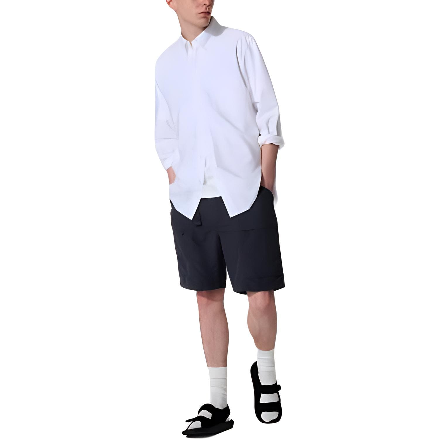 UNIQLO Casual Waterproof Shorts Dark Gray - изображение 3
