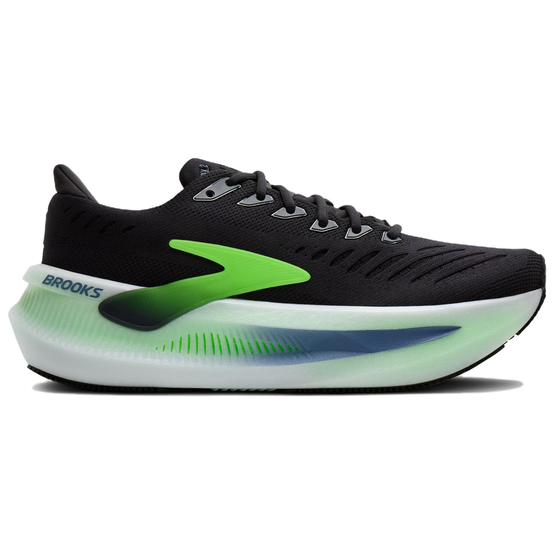 Кроссовки для бега Brooks Glycerin Max 2 Мягкий и Комфортный Повседневные Беговые Кроссовки Мужские Черные Зеленые - изображение 2