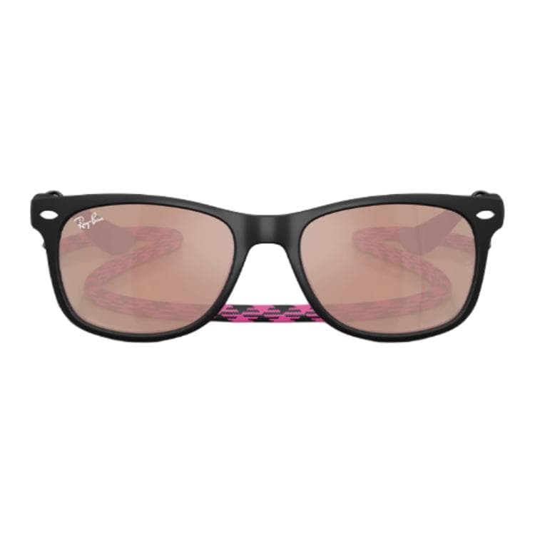 Солнцезащитные очки RayBan Квадратные Солнцезащитные Очки для Детей Черные - изображение 1