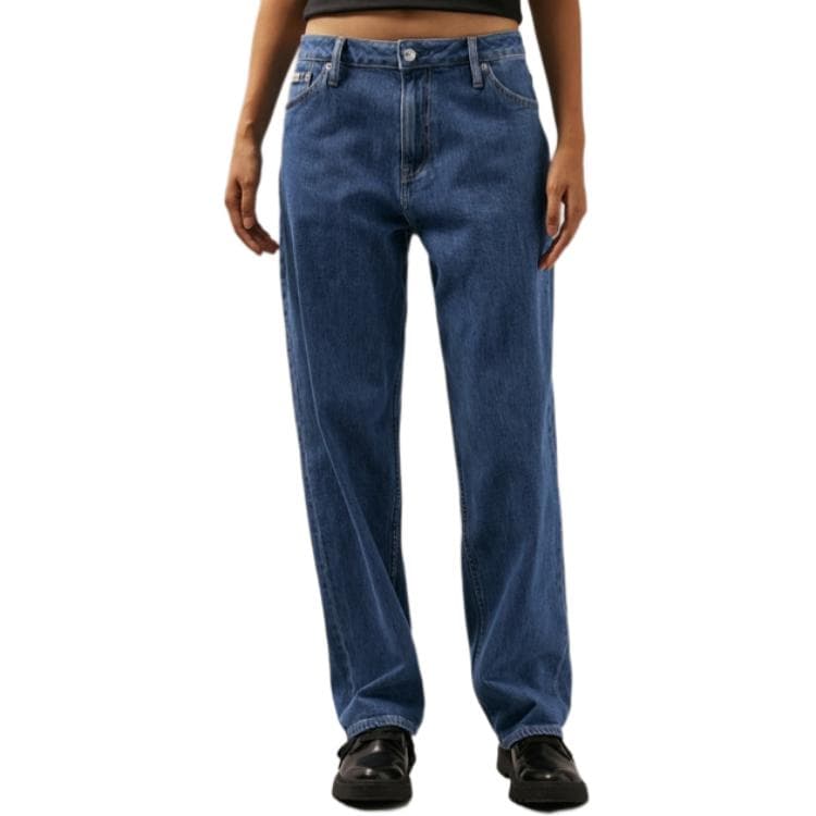 Джинсы Calvin Klein 1A4 Джинсовый Синий Женские Джинсы - изображение 4