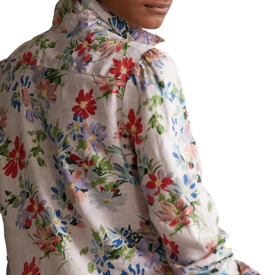 Блузка Polo Ralph Lauren Рубашка Прямой крой Версия Женская Многоцветная - изображение 5