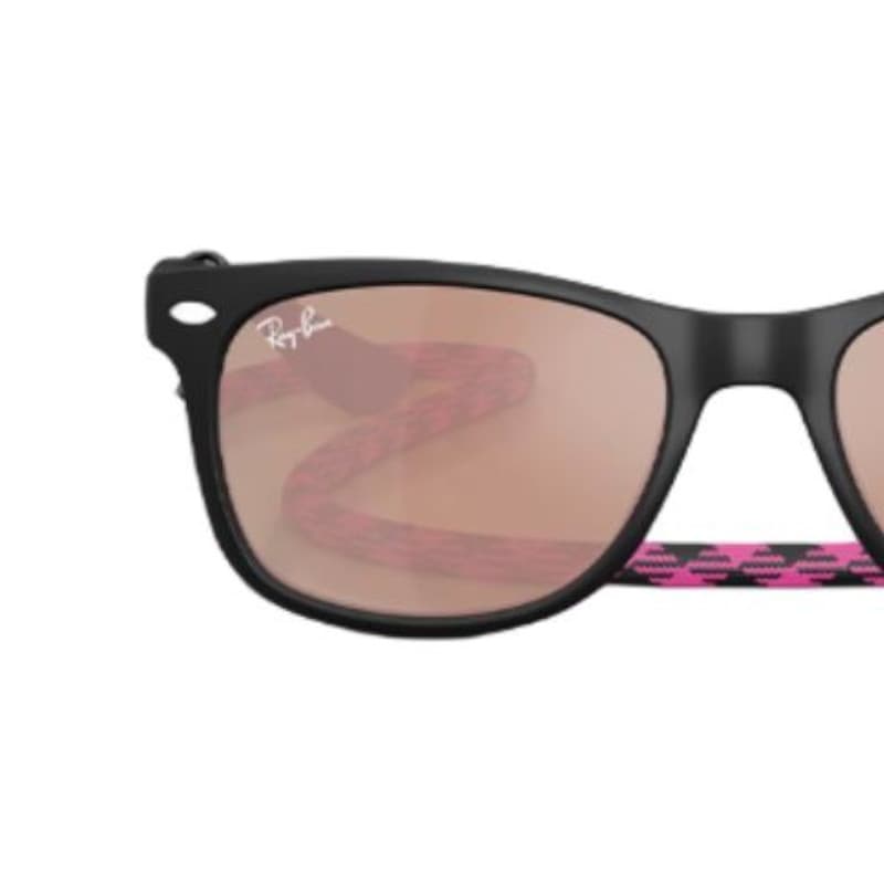 Солнцезащитные очки RayBan Квадратные Солнцезащитные Очки для Детей Черные - изображение 2