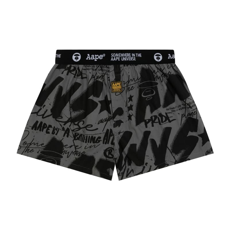 Трусы Aape Medium Gray GYX Мужские боксер-шорты - изображение 1