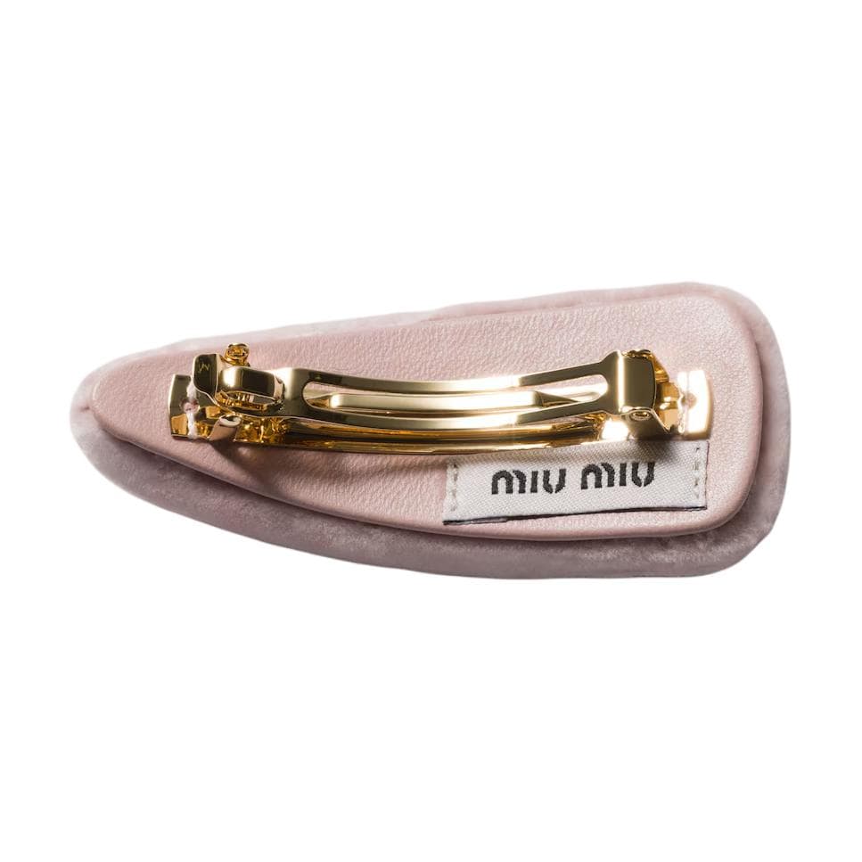 Заколка MIU MIU Заколки для волос Унисекс Снежно-розовый - изображение 2