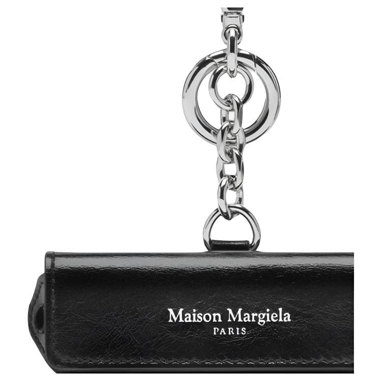 Сумка Maison Margiela Коровья кожа латунь и синтетическая кожа сумка аксессуар женский черный - изображение 5