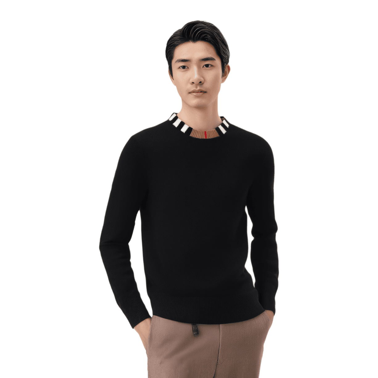 Кофта Burberry Черные Мужские Свитера - изображение 2