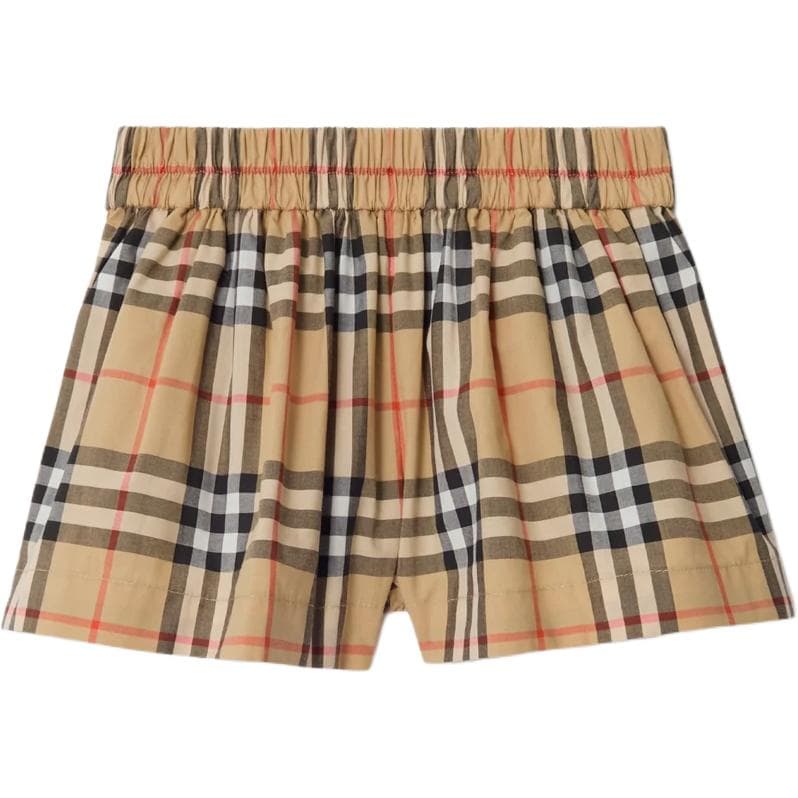 Burberry Песочно-бежевые Kids Шорты - изображение 1