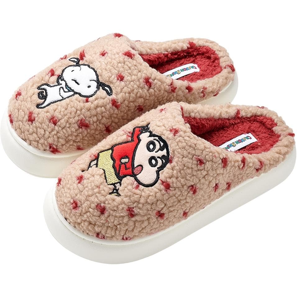 Crayon Shinchan Дом Хлопковые Тапочки Хаки - изображение 1