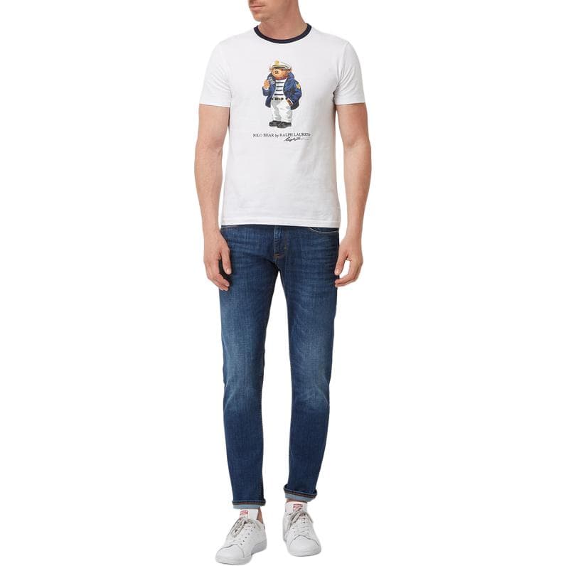 Футболка Polo Ralph Lauren Polo Bear SS24 T Рубашка Смешанная поставка Мужская Белая - изображение 3