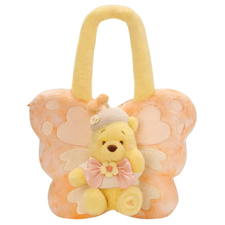 Мини-сумка Disney Butterfly Winnie The Pooh Ткань Плечевая Сумка Унисекс Разноцветная - изображение 1