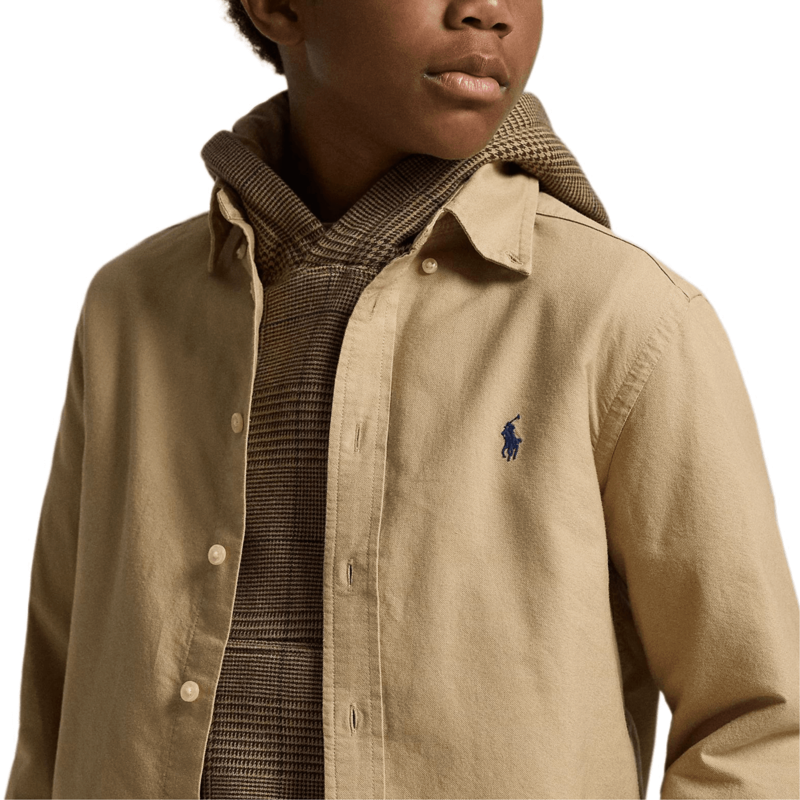 Polo Ralph Lauren Повседневный Рубашка Хаки Детский - изображение 5