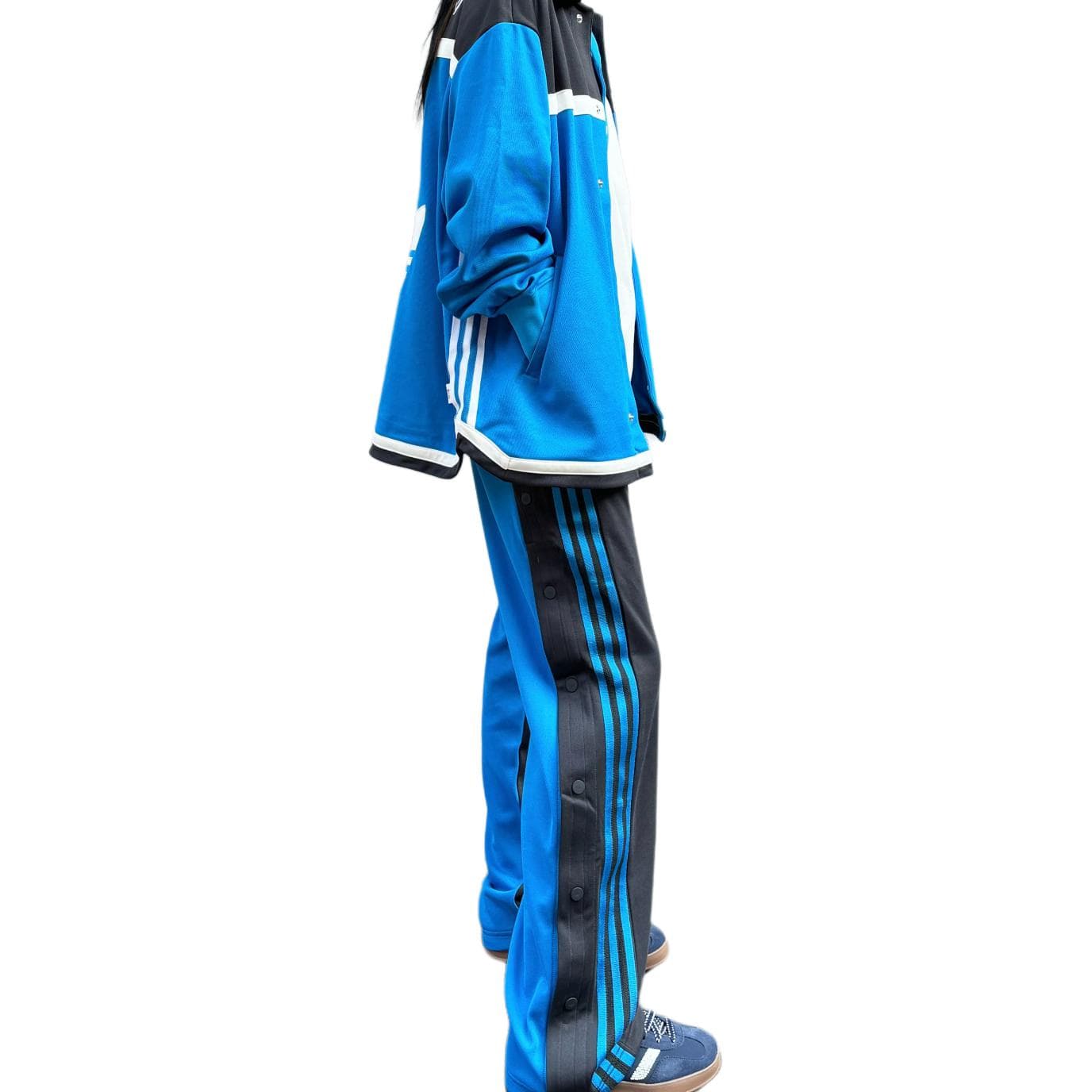 Спортивная одежда Adidas Originals X CLOT ADIBREAK Спортивные брюки Мужские Черные - изображение 6