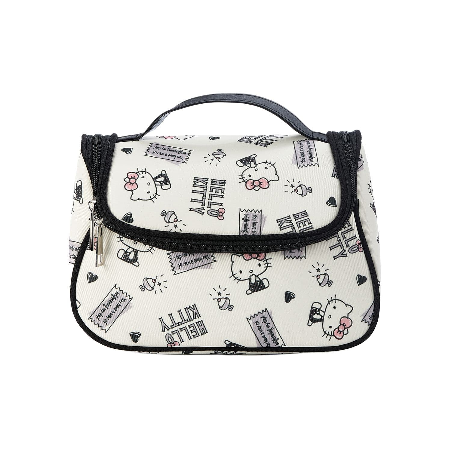 Сумка Санрио Цвет холста Makeup Bag Женские Черный - изображение 1