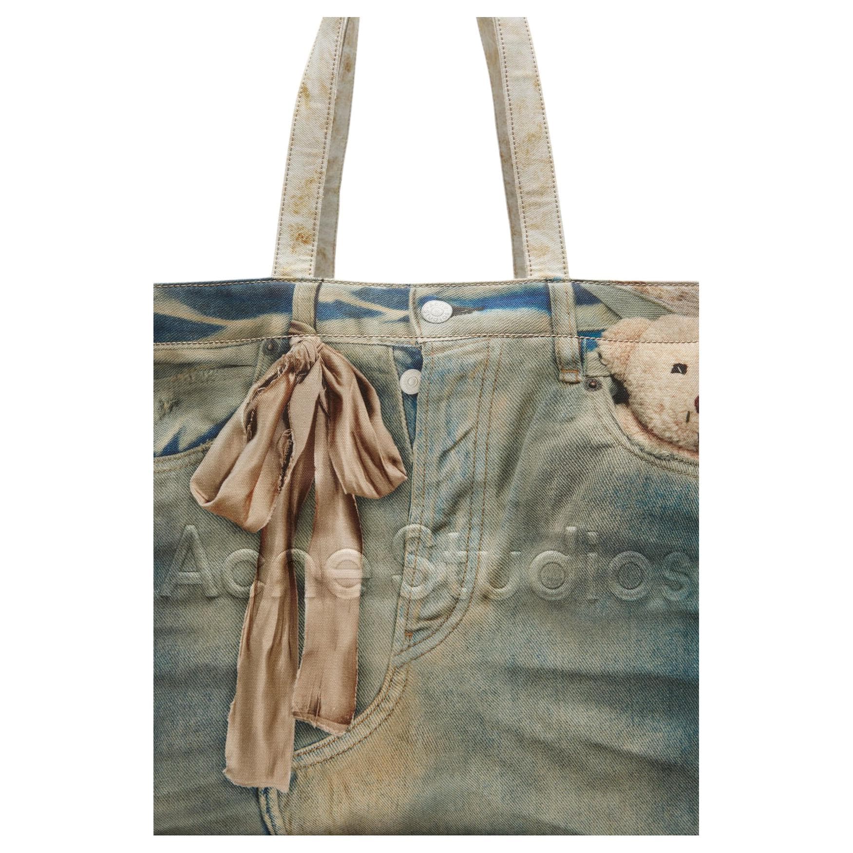 Мини-сумка Acne LogoTote - изображение 4
