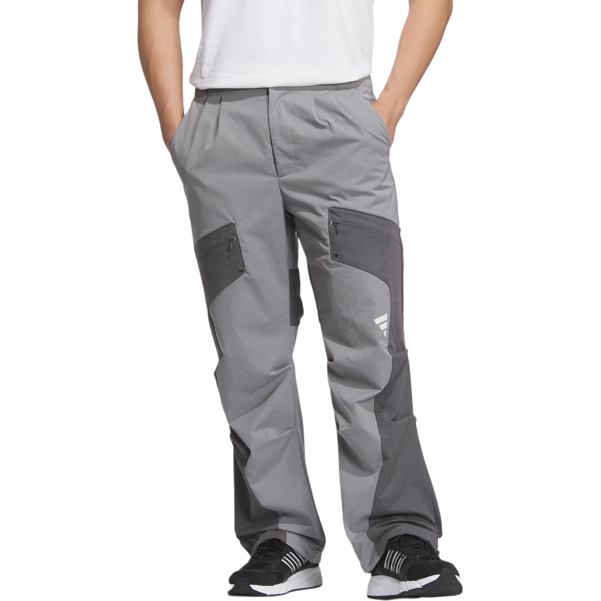Штаны Adidas Gray Men's Cargo Pants Adidas Серый Мужской Карго Брюки - изображение 2