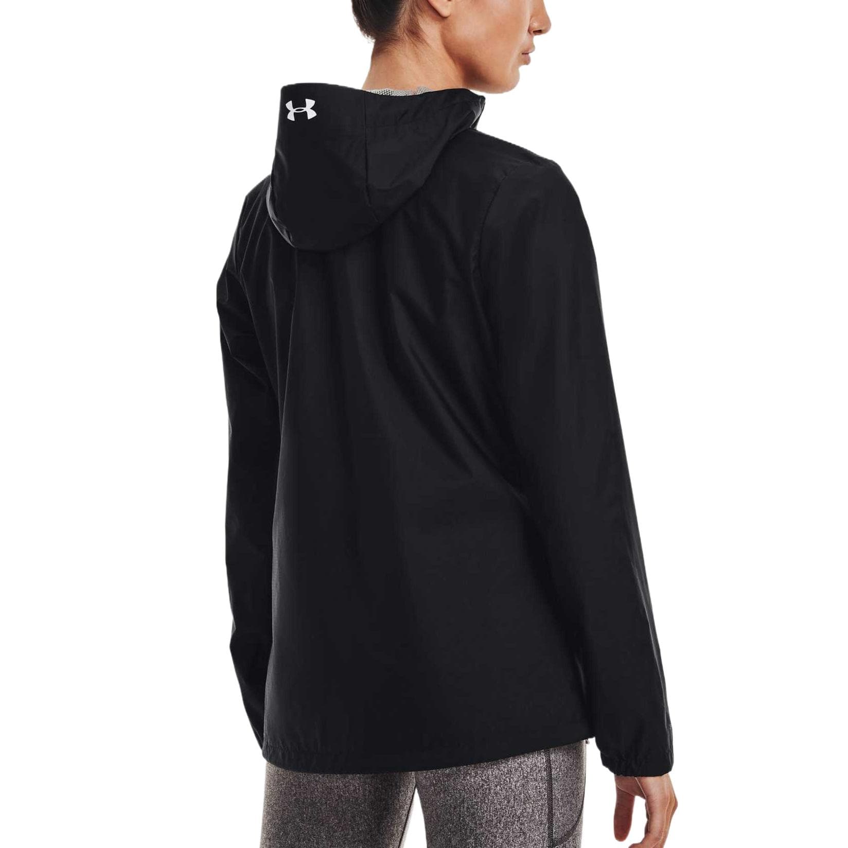 Куртка Under Armour Rain fw25 Forefront Куртки и Пальто Женские Черный - изображение 4