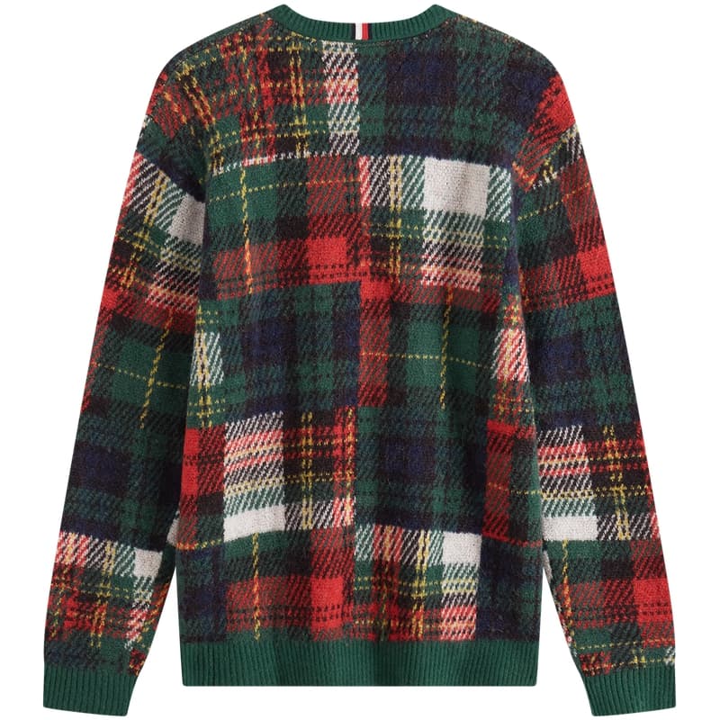 Кофта Tommy Hilfiger Многоцветная клетка L6K Мужские свитеры - изображение 2