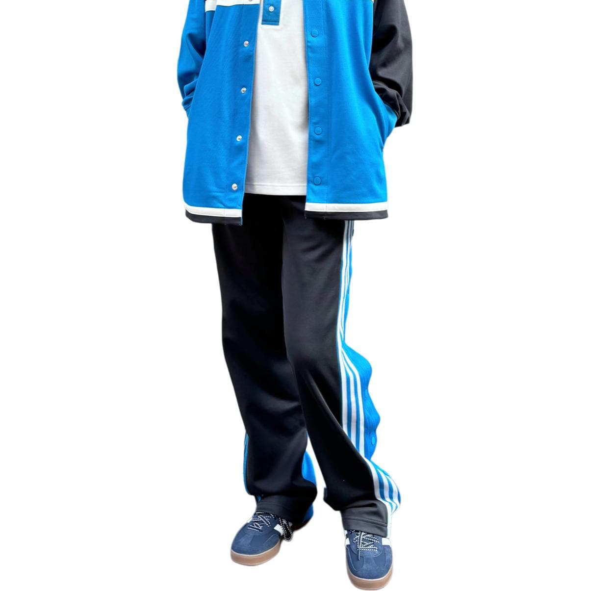 Спортивная одежда Adidas Originals X CLOT ADIBREAK Спортивные брюки Мужские Черные - изображение 4