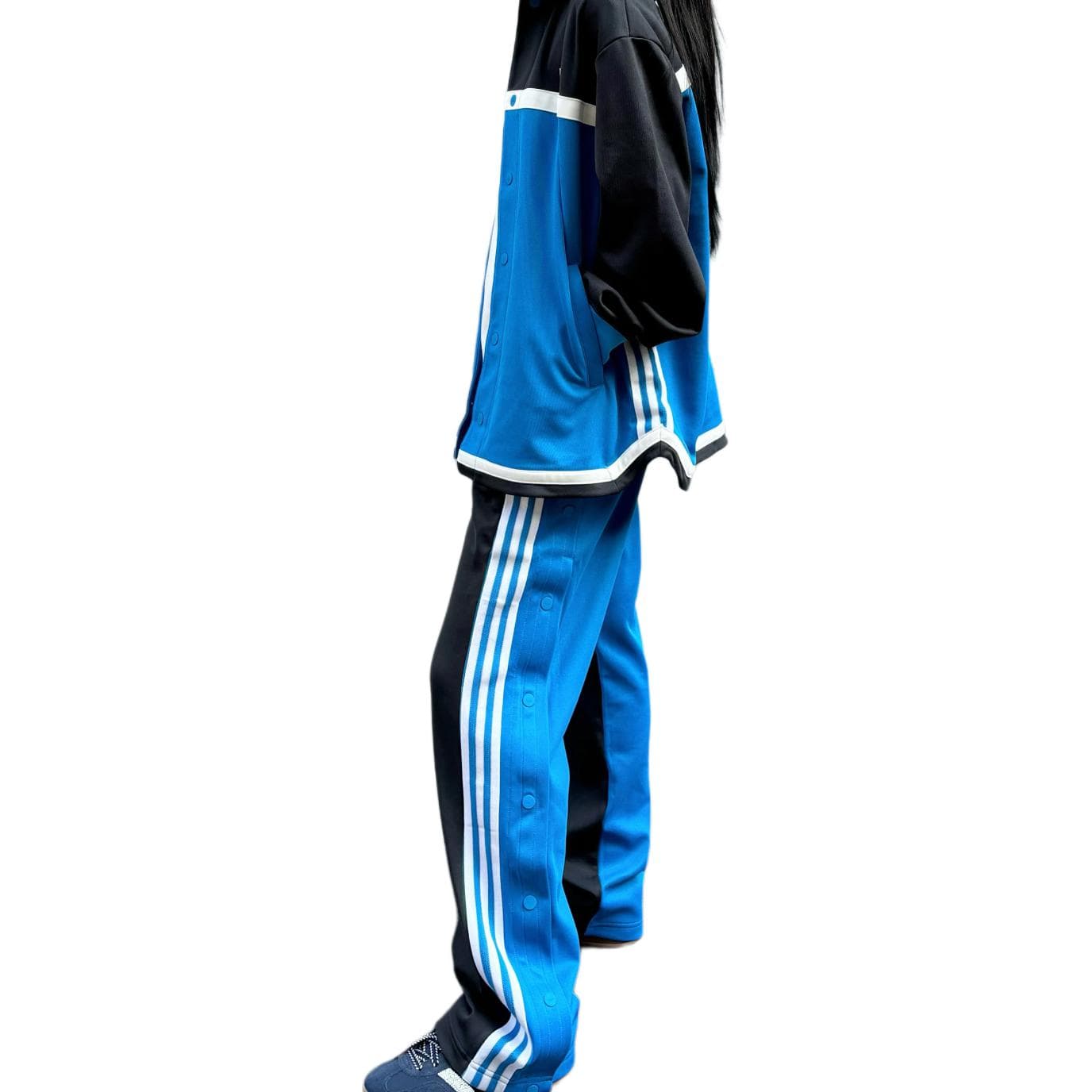 Спортивная одежда Adidas Originals X CLOT ADIBREAK Спортивные брюки Мужские Черные - изображение 5