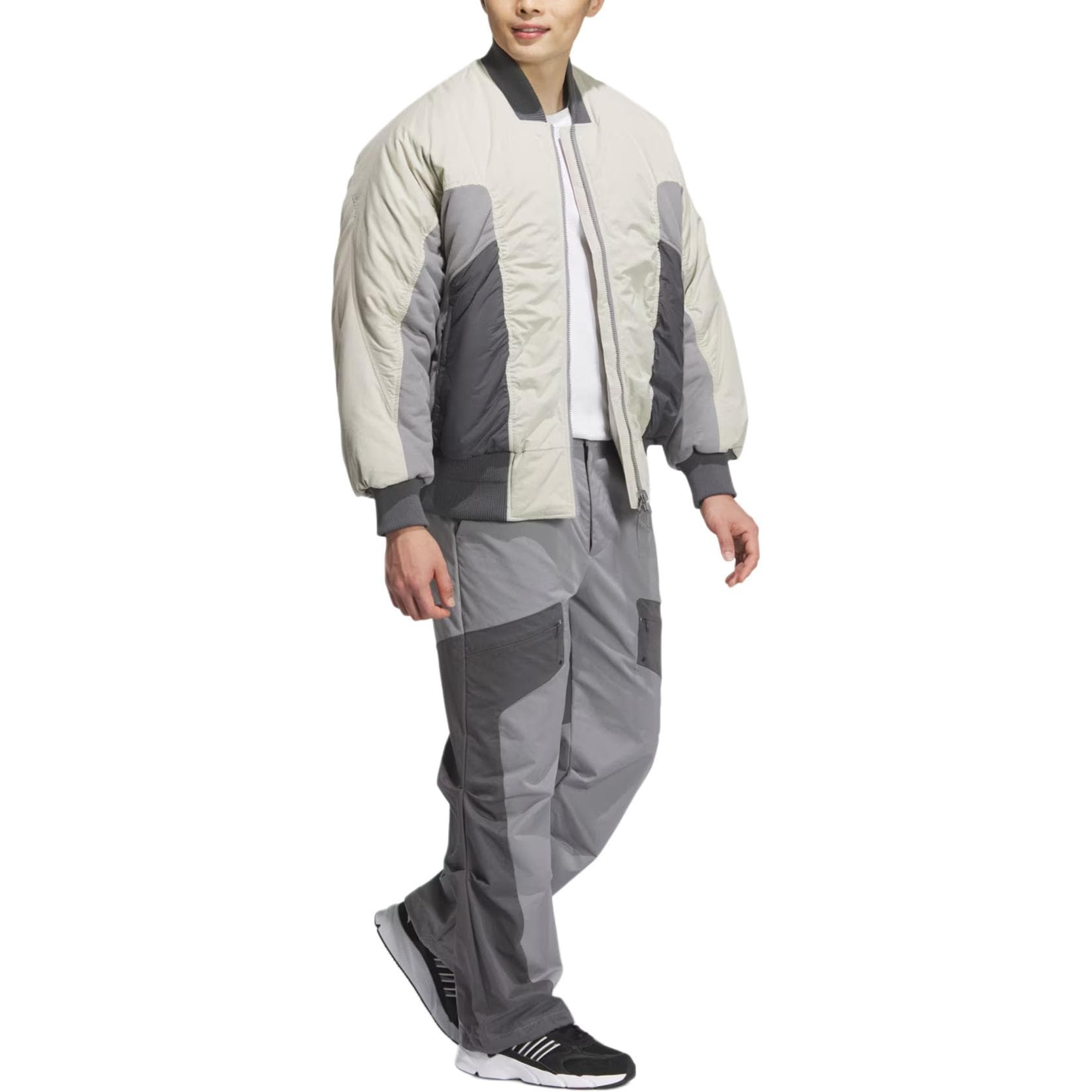 Штаны Adidas Gray Men's Cargo Pants Adidas Серый Мужской Карго Брюки - изображение 4