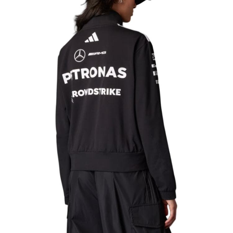 Худи Adidas x Mercedes AMG Petronas F1 Team Motorsport Худи в стиле ханфу Женское Черное Белое - изображение 3