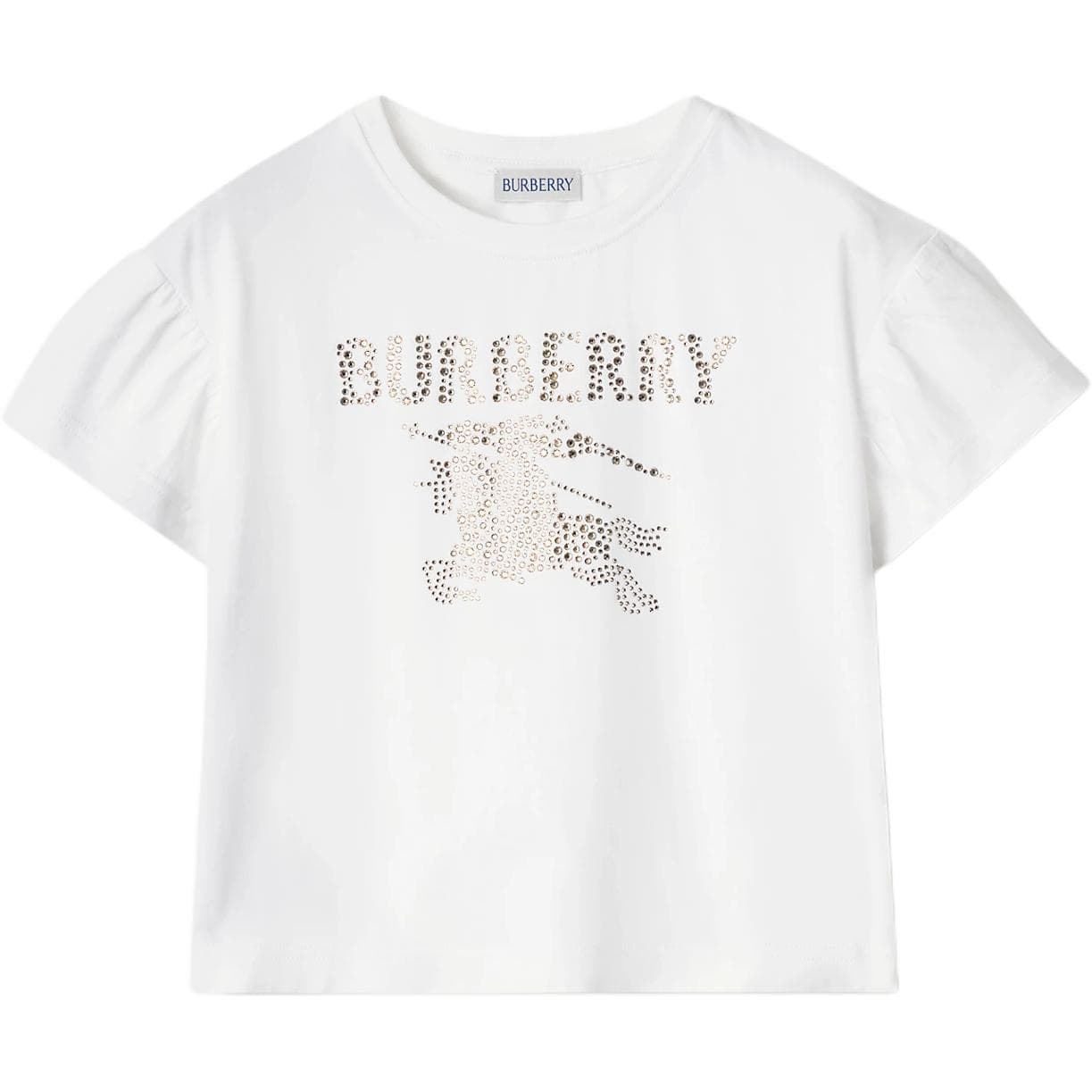 Футболка Burberry Белые Детские Рубашки T - изображение 1
