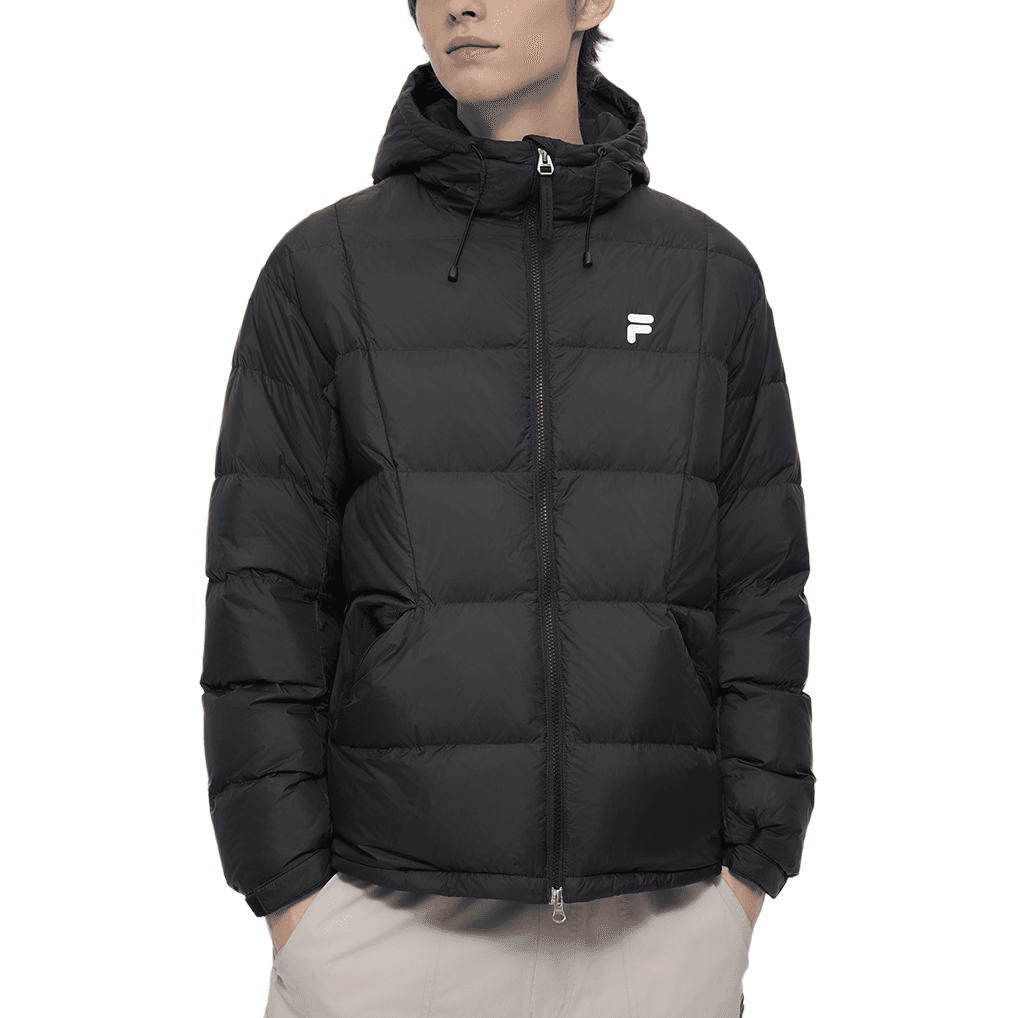 Зимняя куртка FILA FUSION FUSIONEER Мужской пуховик черного цвета - изображение 3