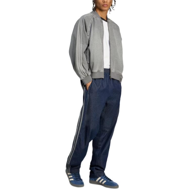 Куртка Adidas Originals Adicolor Denim Черная Куртка Мужская - изображение 4