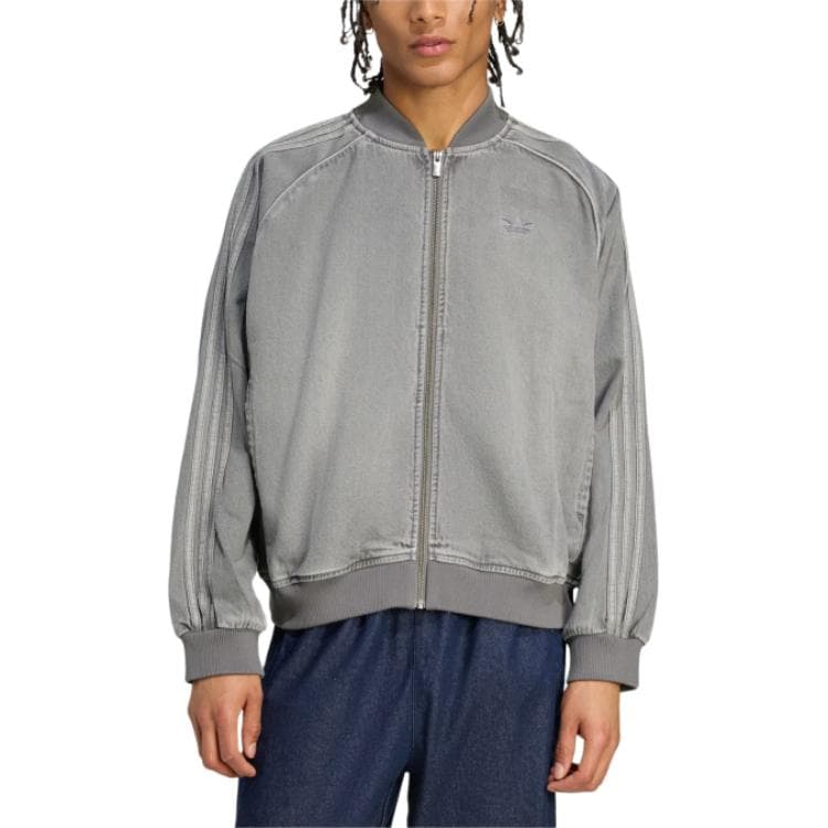 Куртка Adidas Originals Adicolor Denim Черная Куртка Мужская - изображение 2