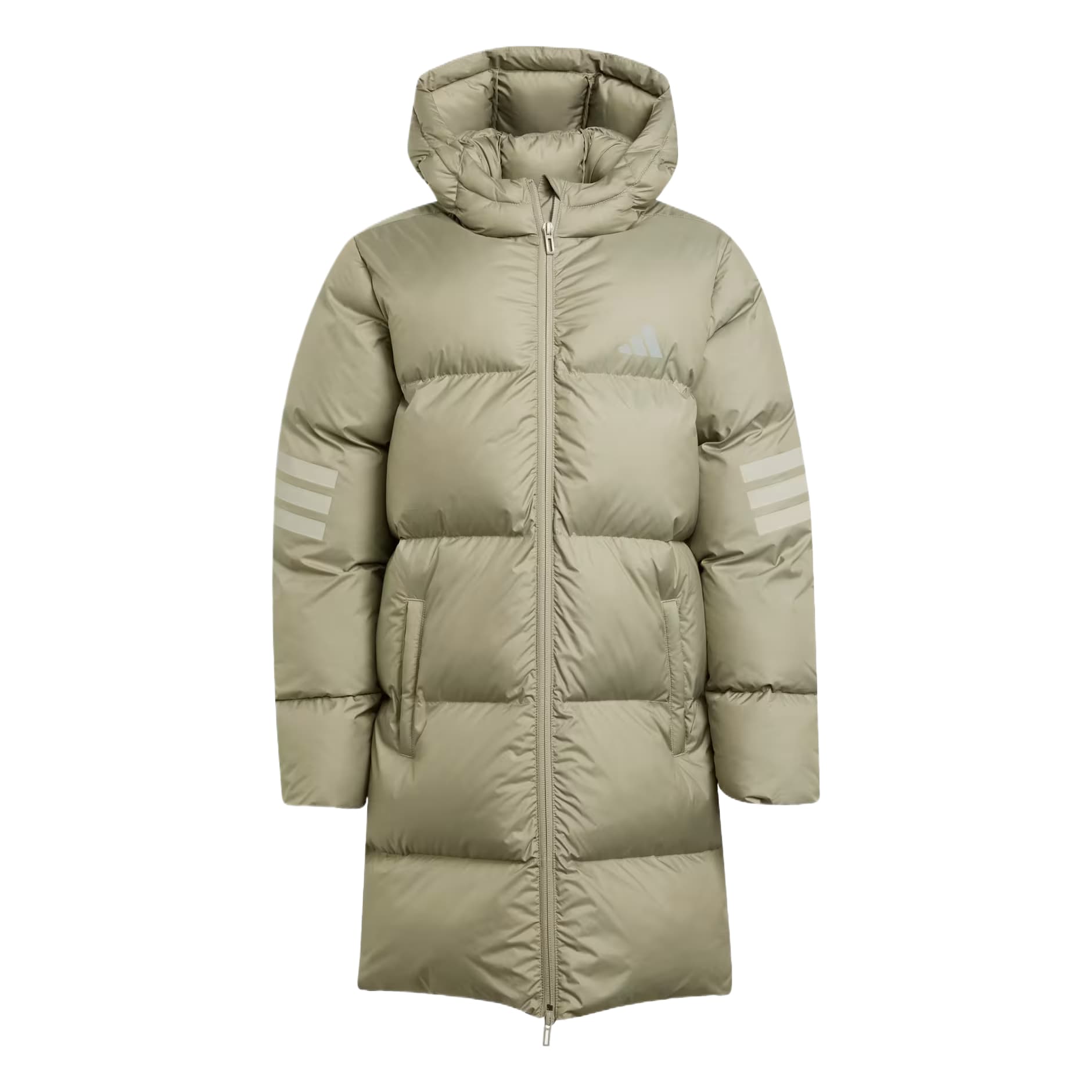 Adidas Серебристо-серый Kids Парки - изображение 1