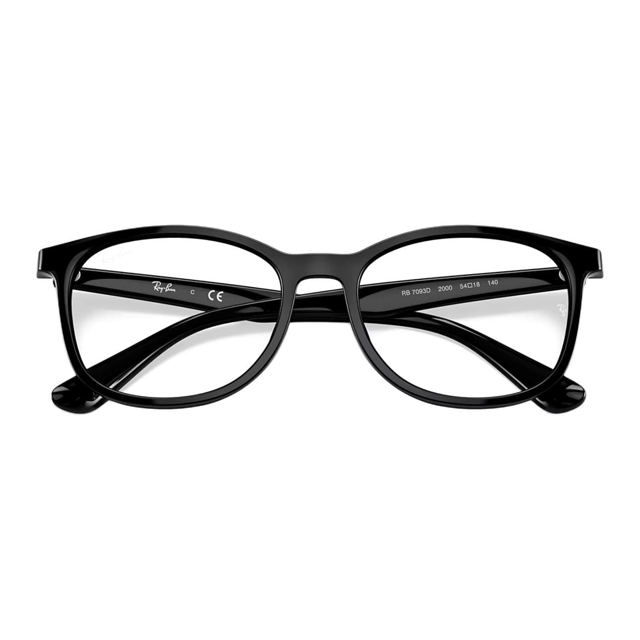 Оправа RayBan Инъекционная рамка Квадратные очки с диоптриями Унисекс Черные - изображение 5