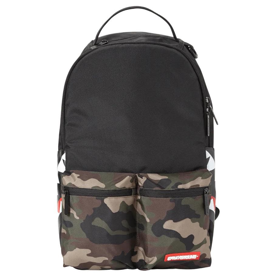 Рюкзак SPRAYGROUND Полиэстер Рюкзак Мужской Камуфляж Черный - изображение 1