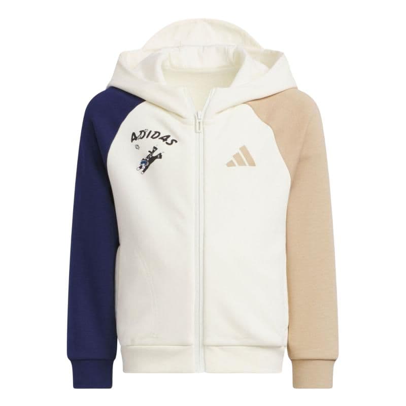 Adidas Повседневная спортивная одежда LK GFX FZHD 2 предмета комплект волшебных цветов для детей - изображение 3