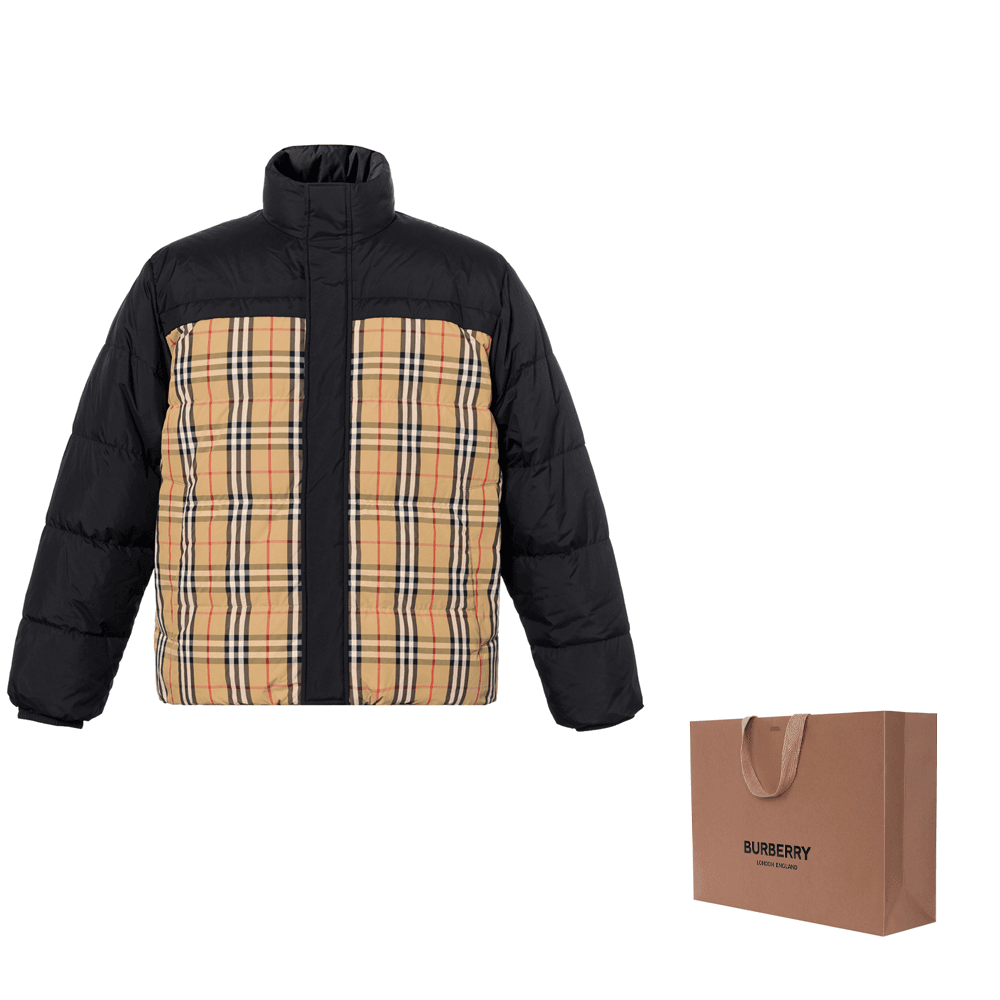Зимняя куртка Burberry Puffer Jacket Black - изображение 2