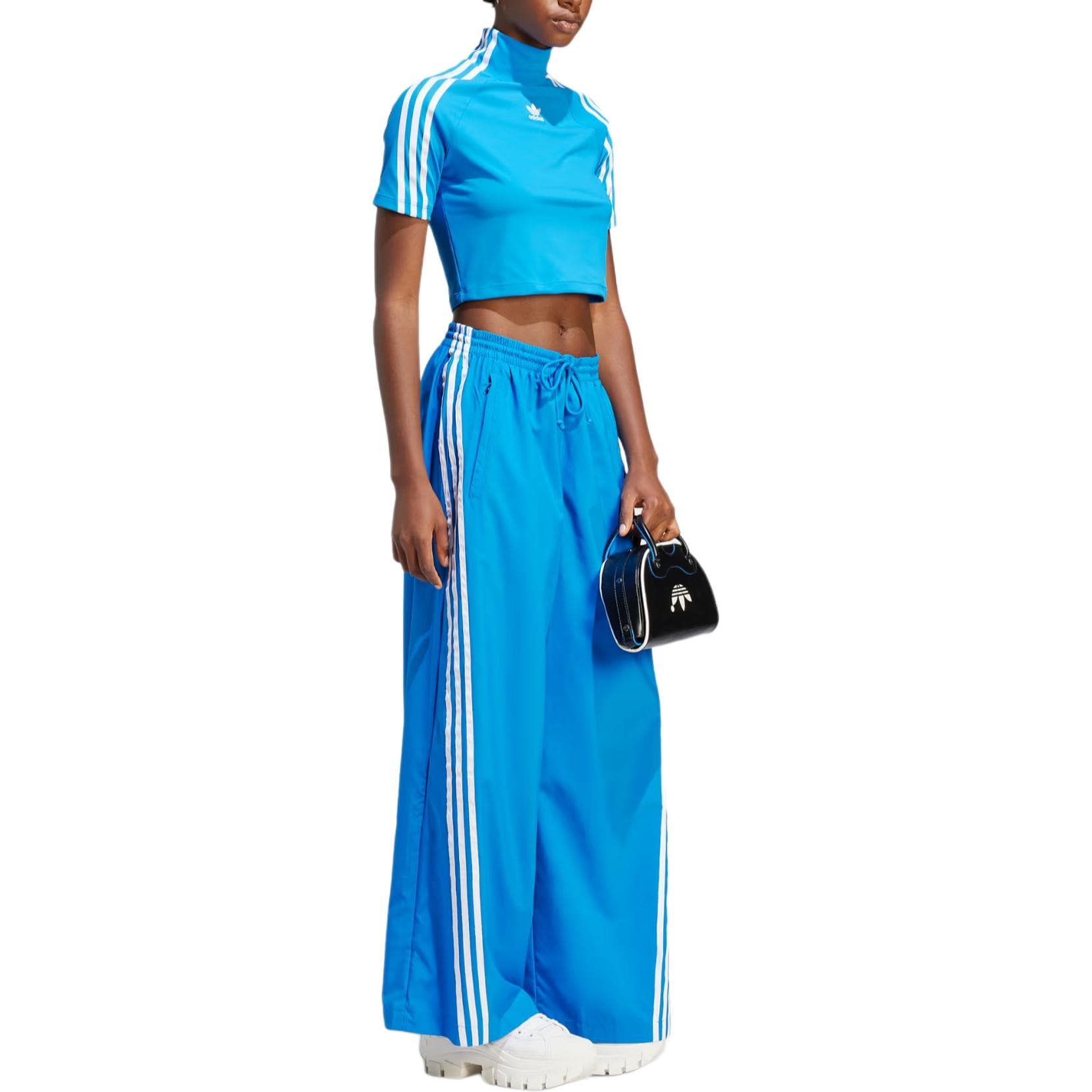 Штаны Adidas Originals The Baddie Edit Спортивные брюки Женские Синий - изображение 2