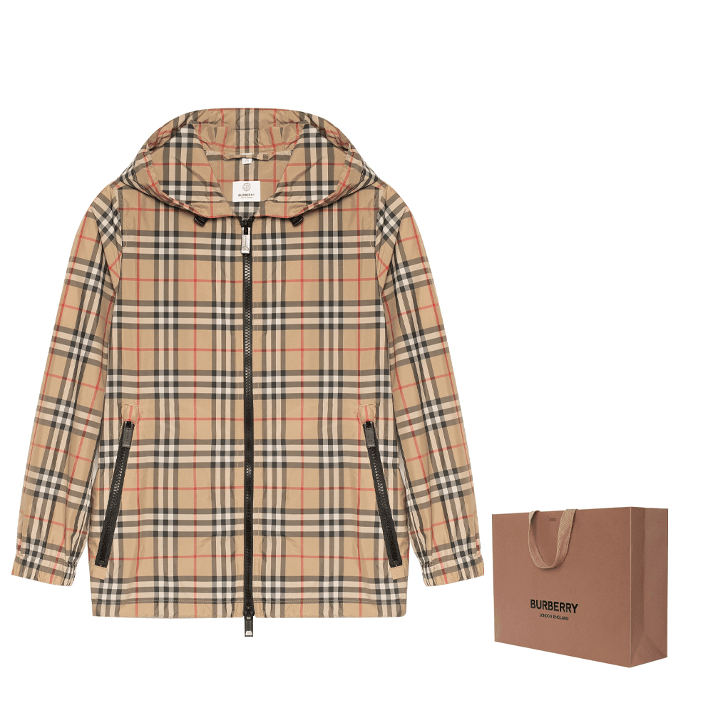 Куртка Burberry Vintage Check Hoodie - изображение 2