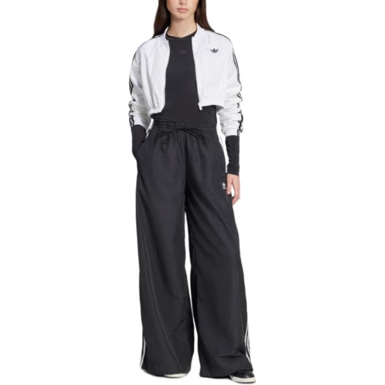 Штаны Adidas Originals ADILENIUM Повседневные штаны Женские Черные - изображение 2