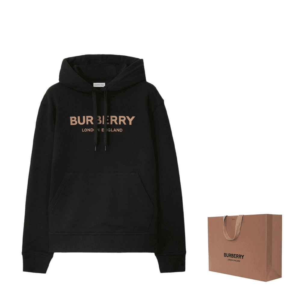 Худи Толстовка Burberry Женское Черное - изображение 3