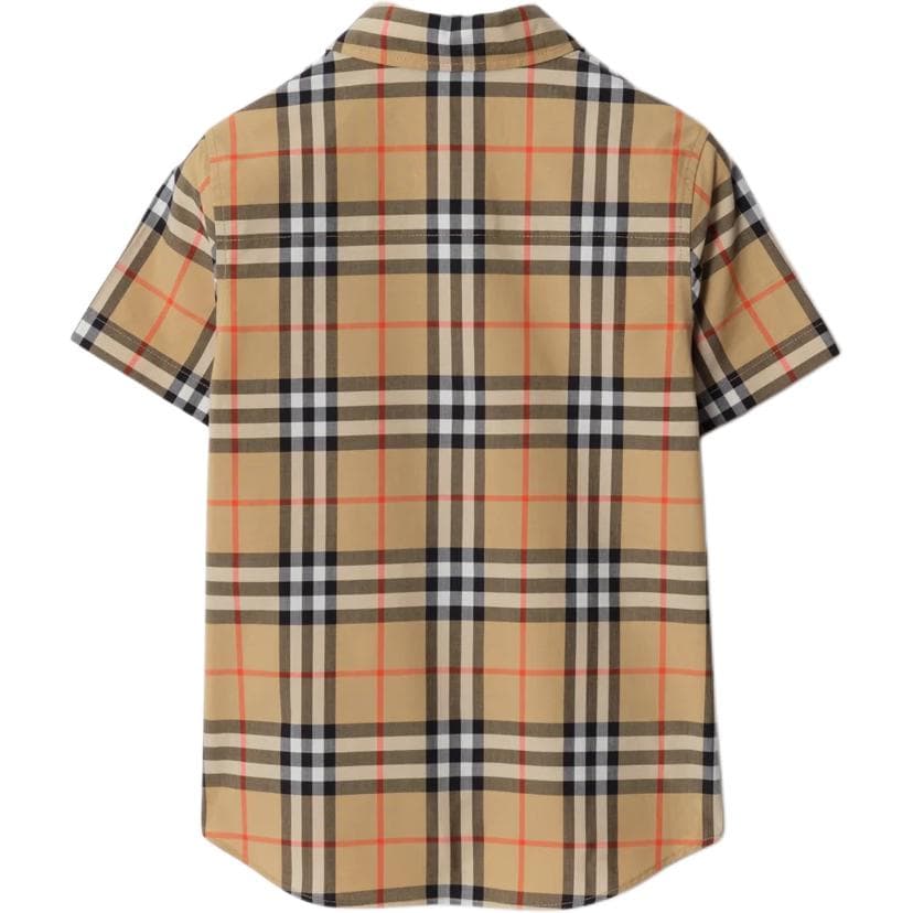 Burberry Песочно-бежевый KIDS Повседневные Рубашки - изображение 2