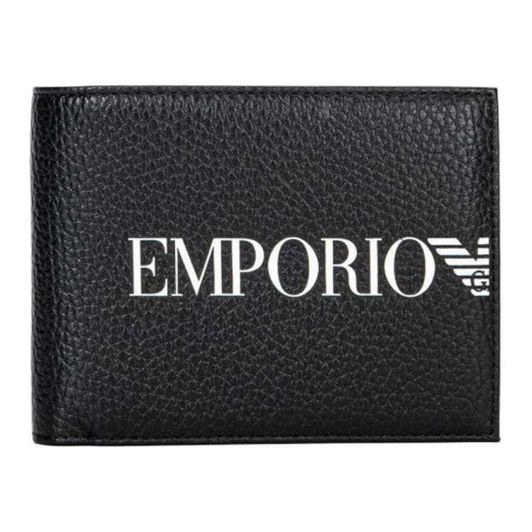 Кошелек EMPORIO ARMANI Коровья кожа Кошелек Мужской Черный - изображение 1