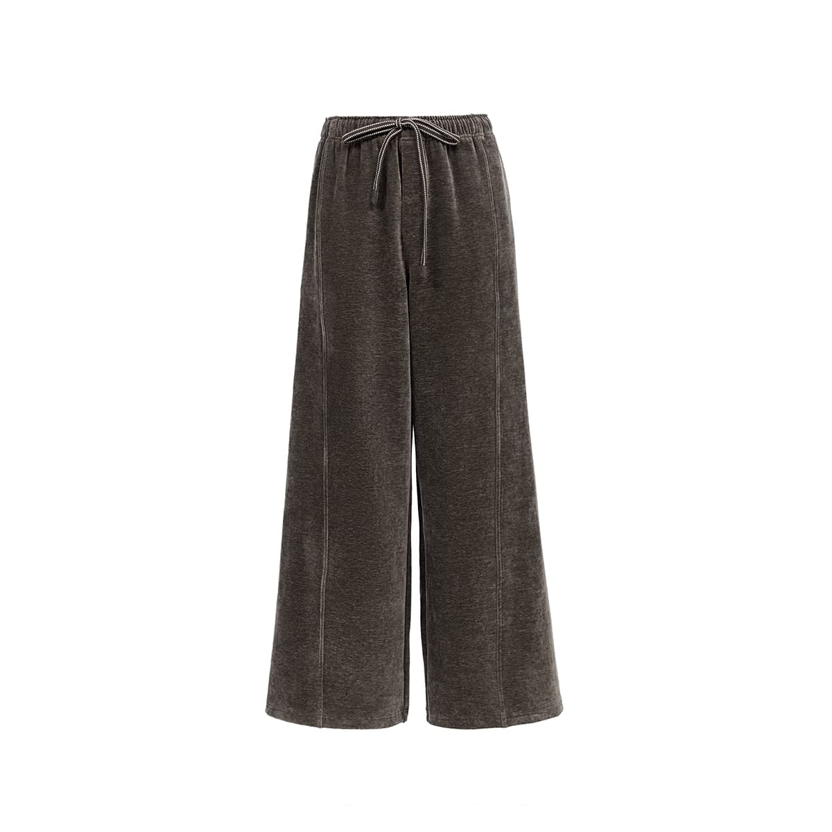 Штаны ONLY E38 Fleece Gray Women's Casual Pants - изображение 1